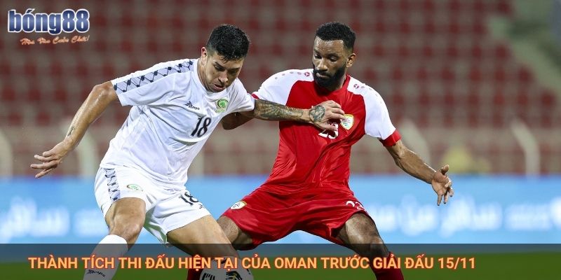 Nhận Định Oman Vs Palestine Cùng Chuyên Gia Bong88 2 Thành tích thi đấu hiện tại của Oman trước giải đấu 15/11