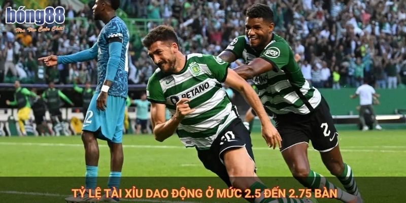 Soi kèo Sporting vs Asernal Bất Ngờ Nào Dành Cho Asernal? 3 Tỷ lệ tài xỉu dao động ở mức 2.5 đến 2.75 bàn